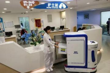 【視頻】物流機器人醫(yī)院上崗，智能配送準確高效
