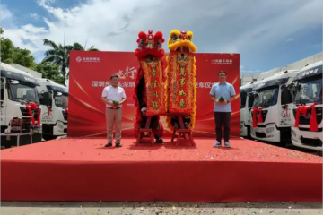 龍行天下 以客為先 龍擎捷報(bào)！30臺(tái)東風(fēng)天錦KR交付深圳國(guó)城