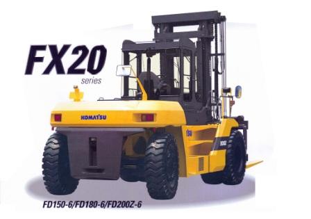 廣州天力: 小松柴油平衡重叉車 FD200Z-6 