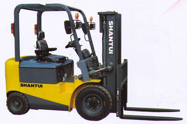 山推電動平衡重式叉車