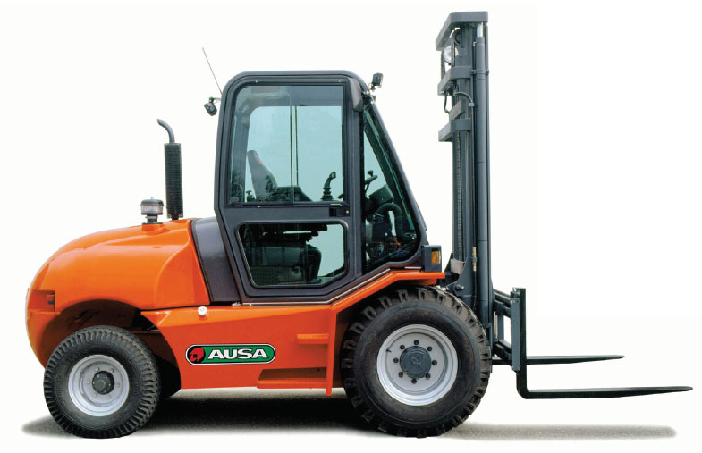 西班牙奧薩叉車(AUSA)6噸柴油平衡重越野叉車