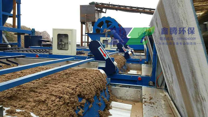 砂場污水處理設備污泥脫水機