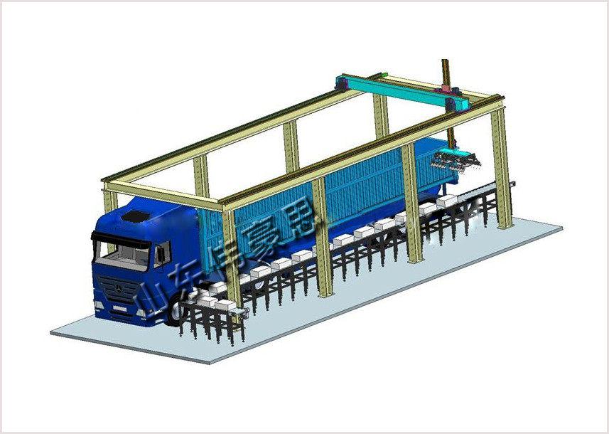 定制陶瓷粉桁架式裝車機 自動化高架式裝車機械手