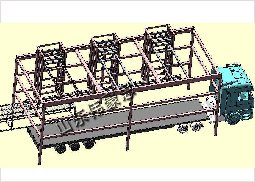 定制陶瓷粉桁架式裝車機 自動化高架式裝車機械手