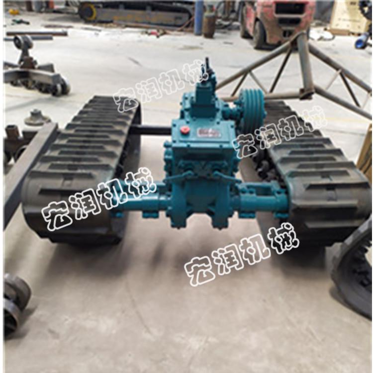   工地橡膠底盤(pán)運(yùn)輸車(chē) 履帶底盤(pán)總成  鉆機(jī)履帶底盤(pán)