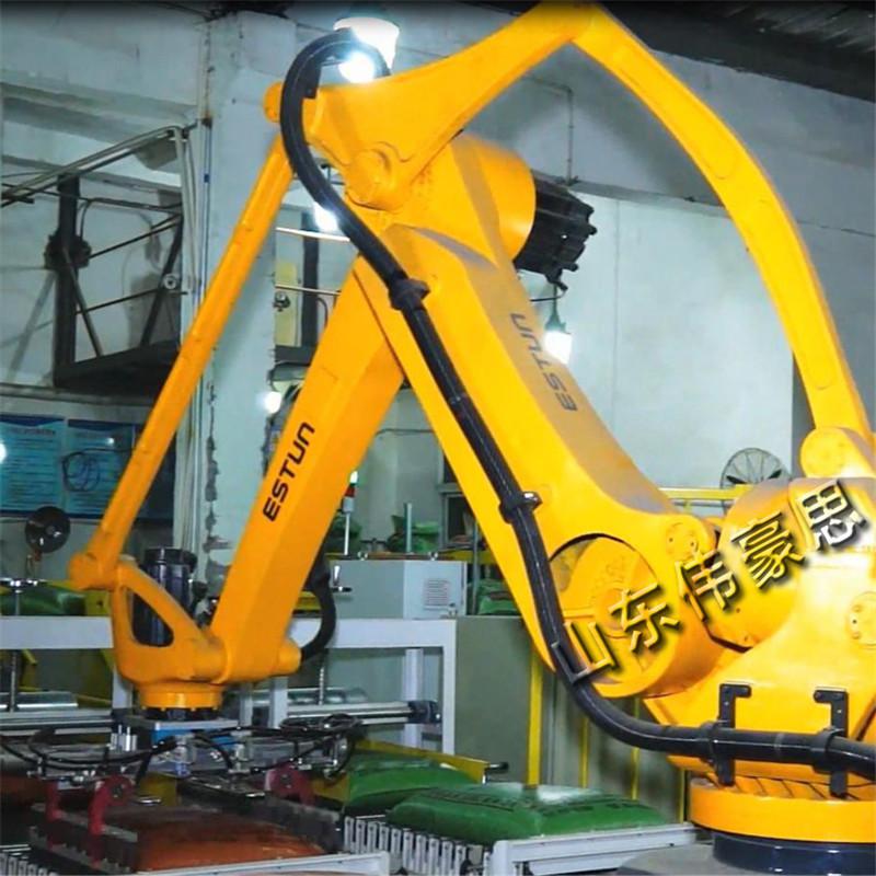 吸盤(pán)式碼垛機(jī)械手 糧食碼垛機(jī)器人設(shè)備