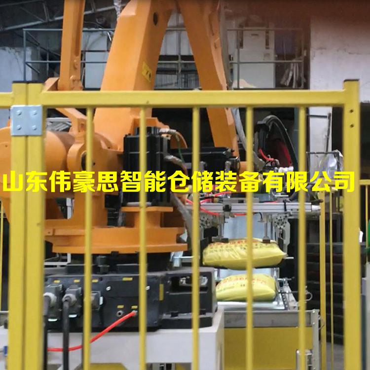 雞飼料碼垛機器人非標定制 全自動碼垛機廠家直供