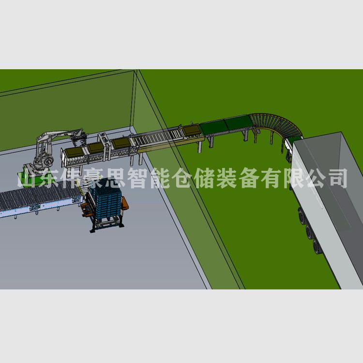肥料自動裝車設(shè)備供應(yīng)商 全自動裝車機械手非標(biāo)定制