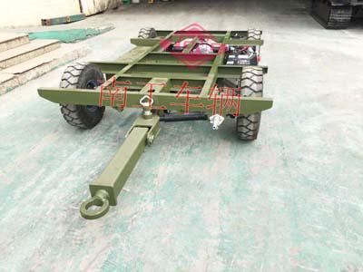 1.5噸電動(dòng)手動(dòng)平板拖車底盤
