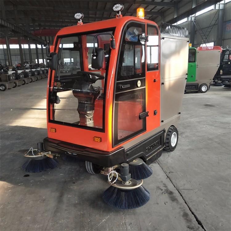   供應駕駛式小型物業清掃車 物業小區自動掃地機 倉庫灰塵清掃車