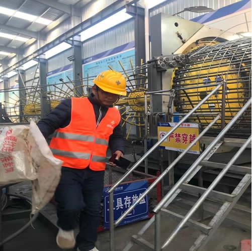 沙河店鎮(zhèn)灌注樁基鉗壓式聲測(cè)管雙接頭