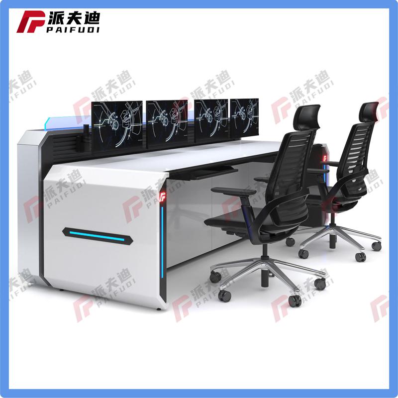 操作臺監控臺監控室控制臺指揮中心調度中心工作臺監控桌監控平臺弧形現代