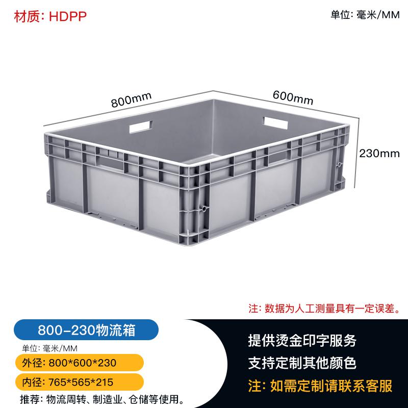 重慶灰色可定制顏色歐標塑料倉庫車間周轉零件11#物流箱